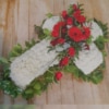 Cruz Funeraria de Clavel con Rosas