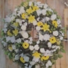 Corona Funeraria Variada Amarilla